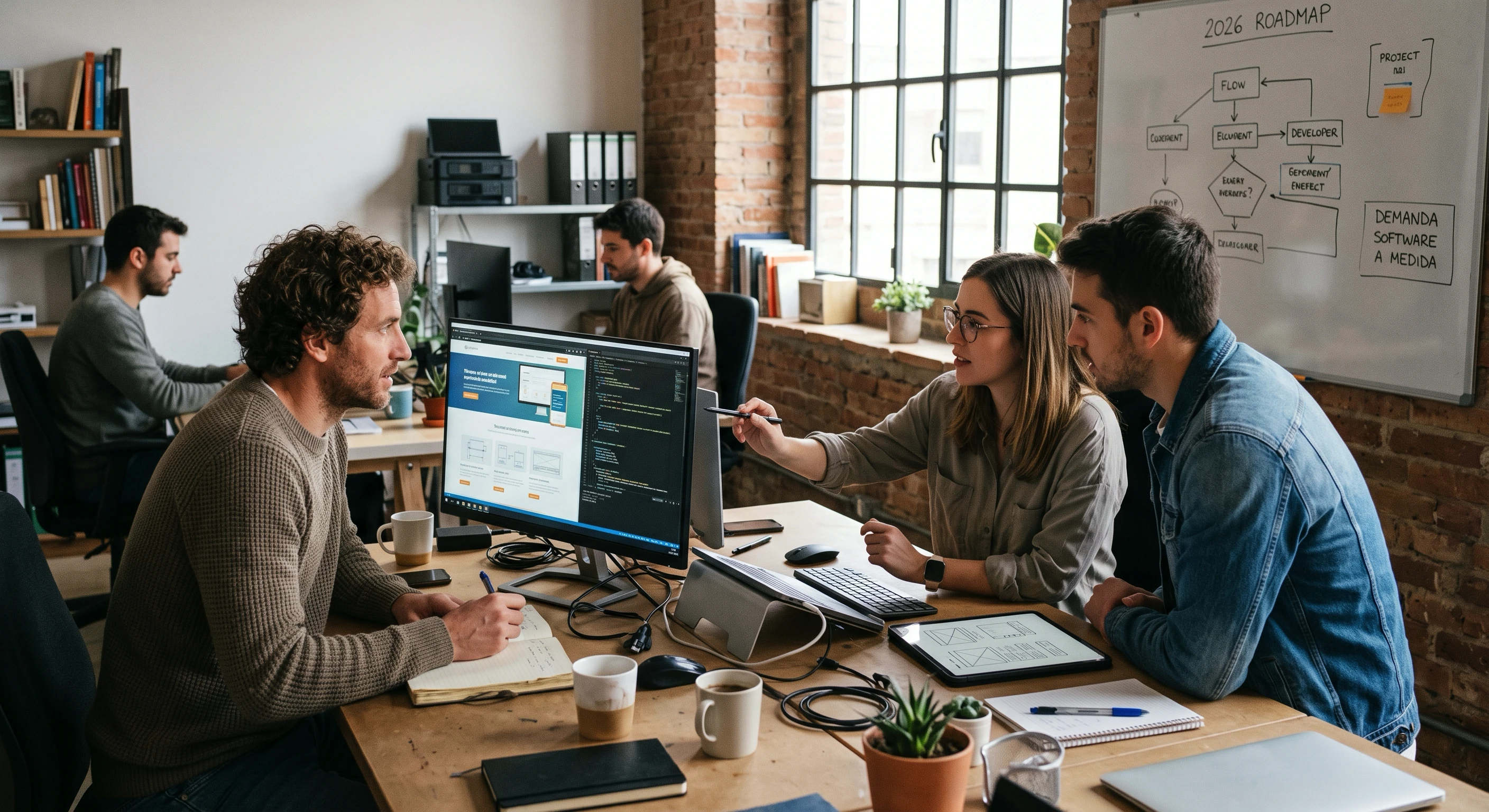 La demanda de software a medida y desarrollo web personalizado se dispara un 40% en 2026